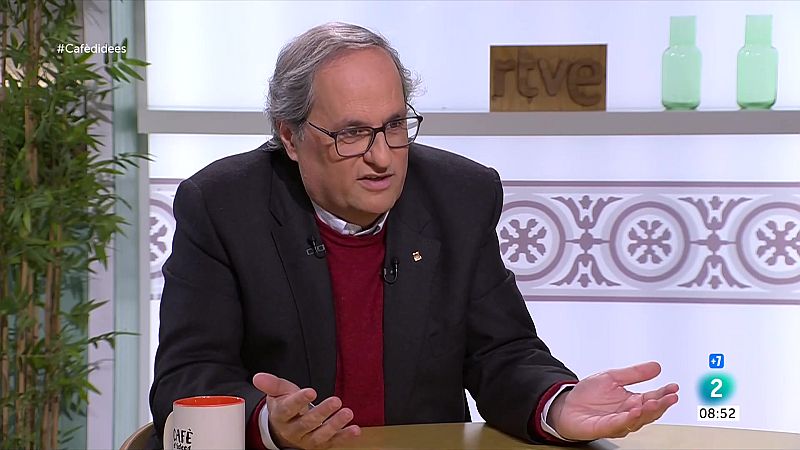 Caf� d'idees - Torra defensa el 'no' de Junts a la llei d'amnistia: "No era una amnistia per tothom" - Escoltar ara