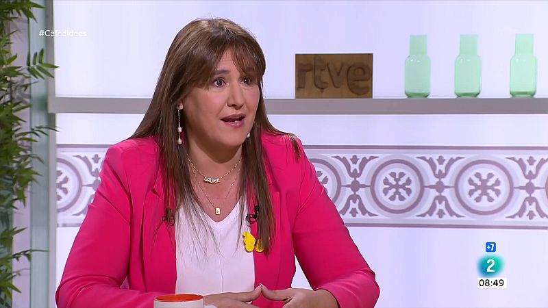 Caf� d'idees - Laura Borr�s: "La llei d'amnistia no �s prou robusta pel context"