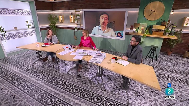Caf� d'idees - Laura Borr�s, Ernesto Ekaizer i la protesta dels agricultors