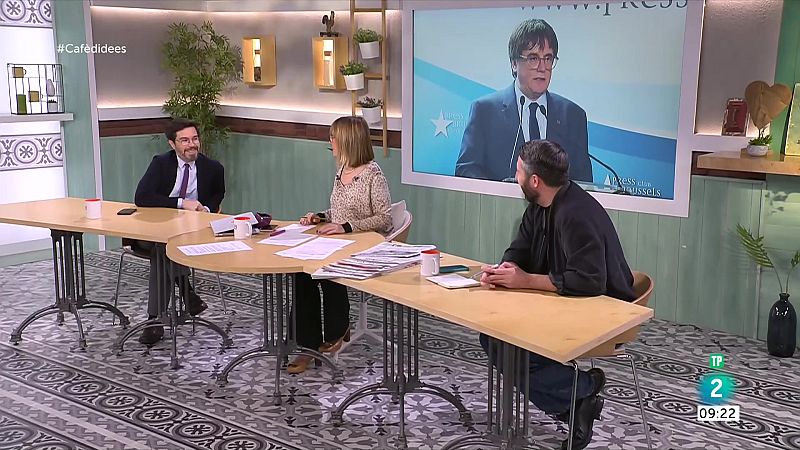 Caf� d'idees - Ada Colau, Llu�s Homar i Joan Caball