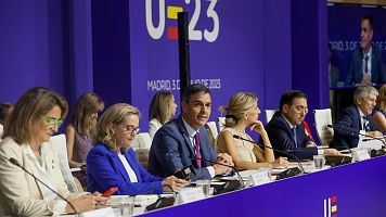 Reuni�n del Colegio de Comisarios de la Uni�n Europea en Madrid