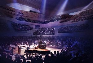 Centre of Music. Sala de conciertos principal