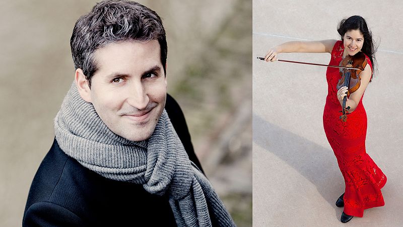 Lucas Mac�as y Carla Marrero, en el primer concierto del Ciclo de J�venes M�sicos