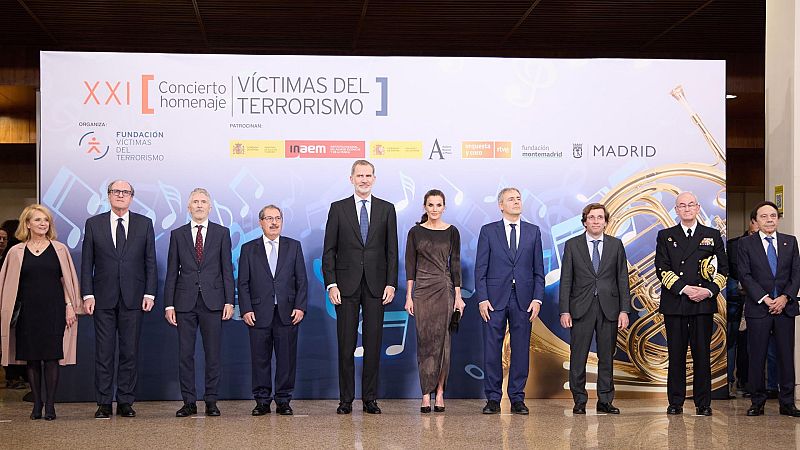 Los Reyes presiden el XXI concierto 'In Memoriam' por las víctimas del terrorismo de la Orquesta RTVE