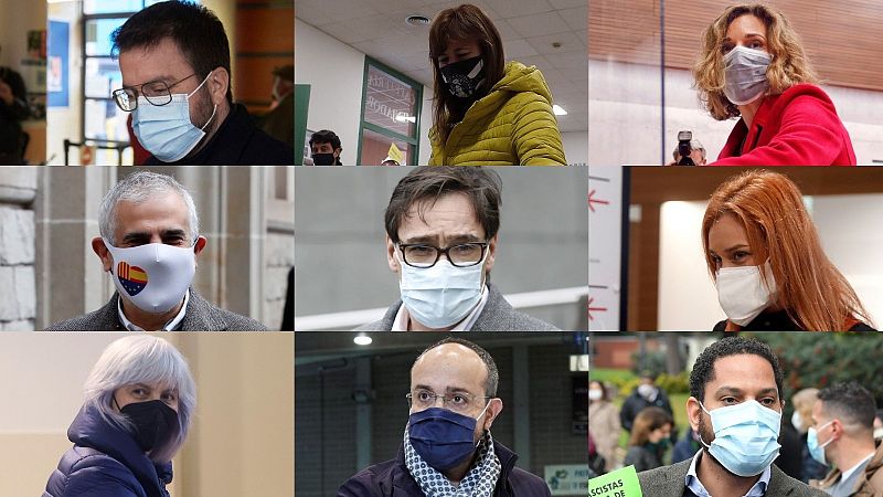 Los candidatos votan y llaman a la participación